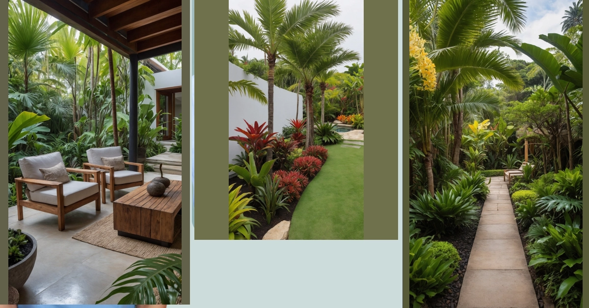 6 Tropical Garden Inspirations for Modern Landscaping in Small Spaces