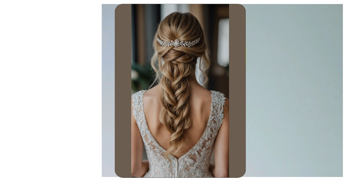 Half Up, Half Down: The Perfect Blend of Elegance and Fun for Your Big Day!
