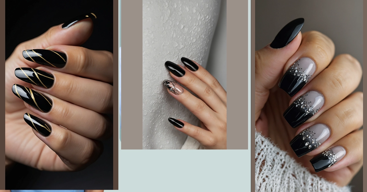 Nail Goals: 5 Trendy Black Nail Designs