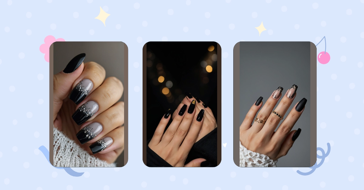 Unleash Your Creativity: 5 Black Nail Designs You’ll Want to Try!
