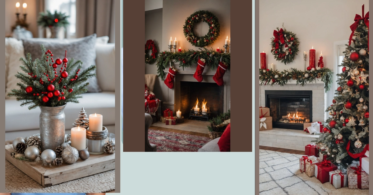 18 Cozy Living Room Ideas for a Jolly Christmas Decor Refresh